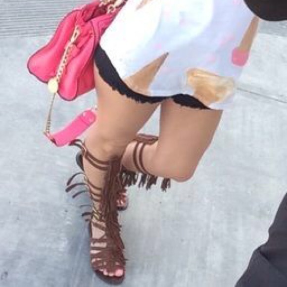 Steve Madden Fringe Gladiator Sandals
