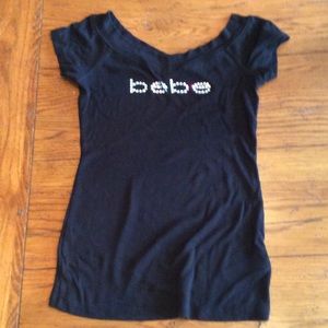 Black Bebe Top Medium