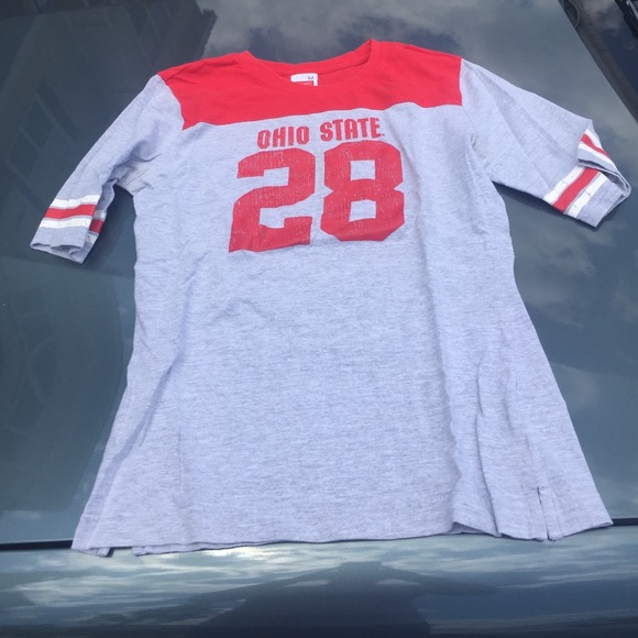 Ohio State #28 baseball style tee