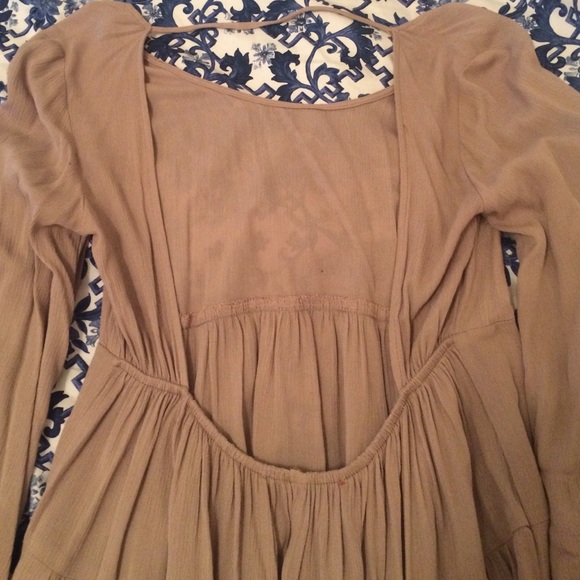 Tan Boho Dress - Picture 3 of 4