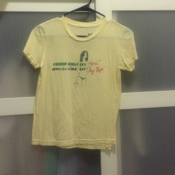 Soft Yellow T shirt