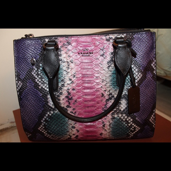 Coach handbag ombré snakeskin - Picture 3 of 3