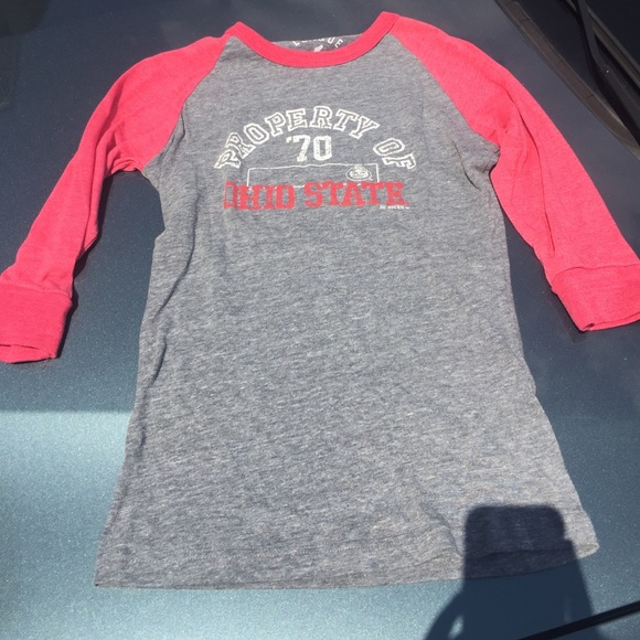 Collegiate vintage Ohio State baseball tee