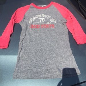 Collegiate vintage Ohio State baseball tee