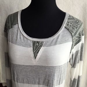 Striped Dolan T-shirt from Anthropology