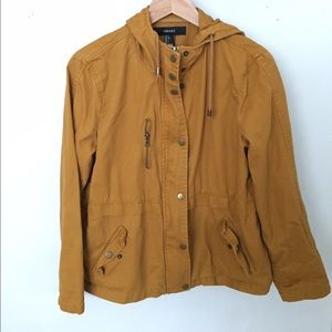 Mustard utility jacket