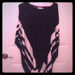 Calvin Klein minimalist poncho