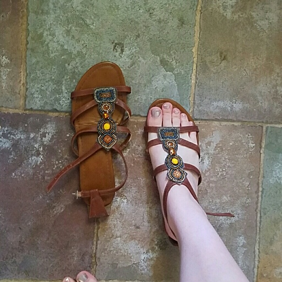 Yellow sandles