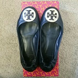 Black Tory Burch Reva flats size 6.5