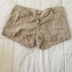 Beige shorts