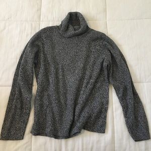 Grey turtle neck