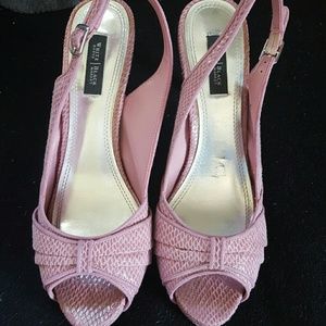 Pink Peep Toe Heel