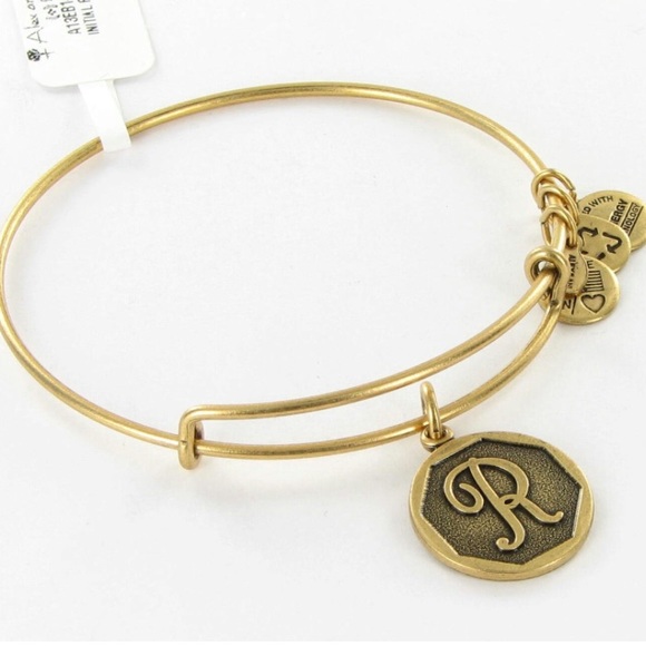 🔹 Alex and Ani initial R expandable bangle 🔹