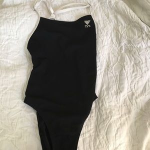 TYR one piece suit w/ adjustable straps
