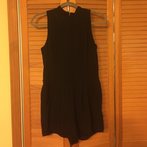 High neck black ONE CLOTHING romper