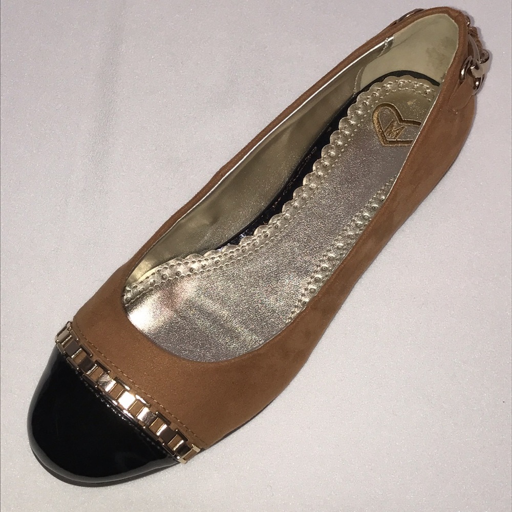 TAN COMFORTABLE SUEDE FLATS