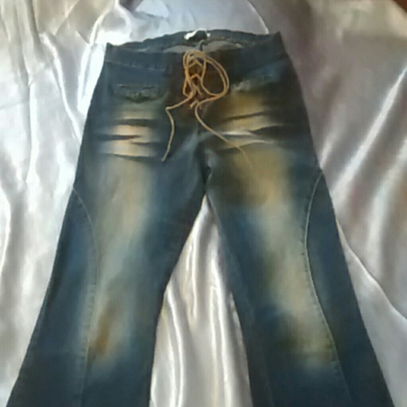 🌸Forever21🌸 Super Cute Lace-Up Jeans✌