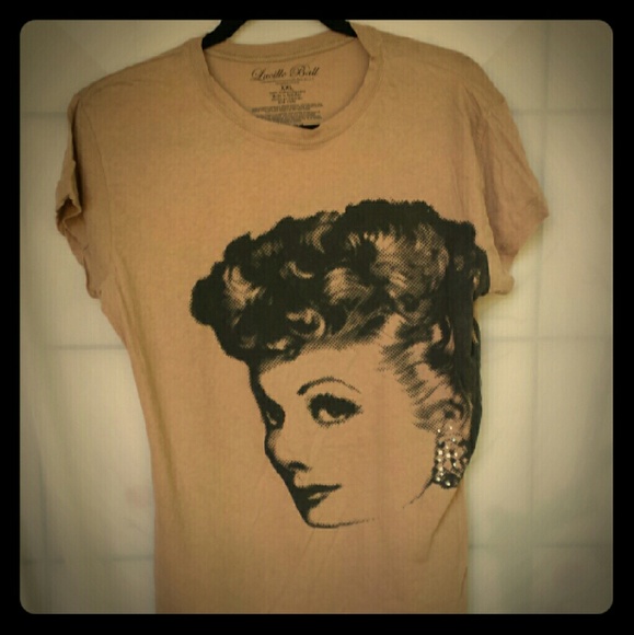 Price drop! Lucille Ball tissue tee