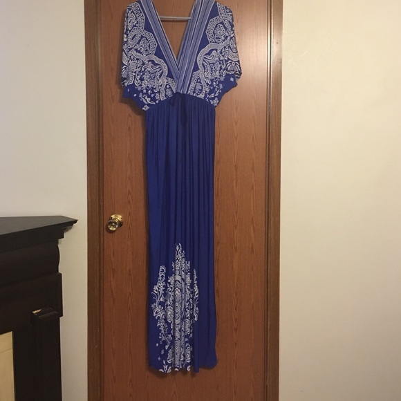 Sexy blue dress