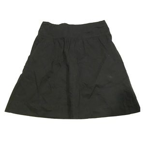 High waisted black skirt