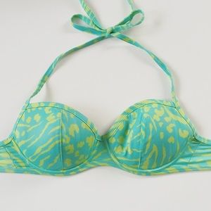Victoria's Secret Blue/teal/green Bikini top