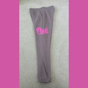PINK VS sweatpants w/hot pink logo