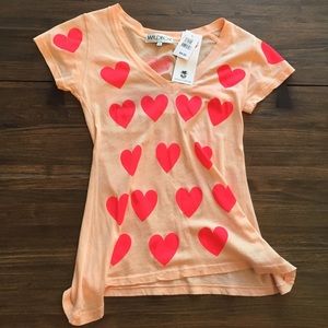 Wildfox heart t-shirt