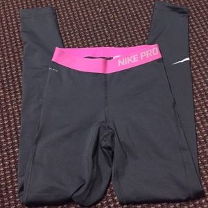 Grey Nike workout pants