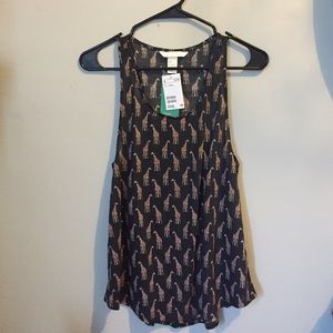 H&M Conscious Giraffe Print Tank | Size S | NWT