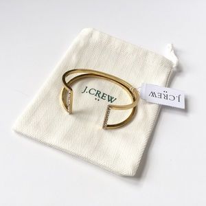 J.Crew Open Crystal Bracelet