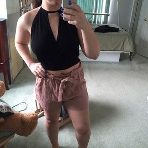 Tobi size M backless crop top