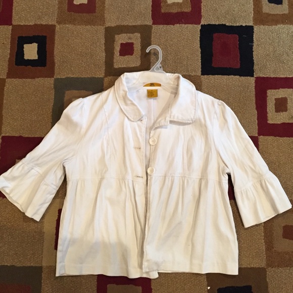 White denim jacket