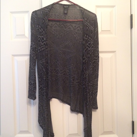 Open front printed cardigan - Picture 1 of 1