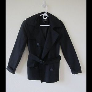 Navy trench coat