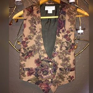 Banana republic vintage floral vest