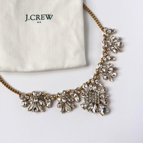 J. Crew Jewelry - J.Crew Crystal Drop Statement Necklace