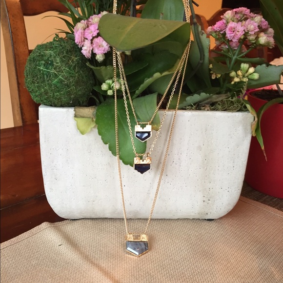 T&J Designs Jewelry - 🎊2X-HP🎊Three Stone Layered Necklace