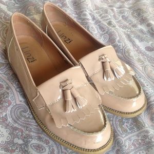 Pink/nude loafers