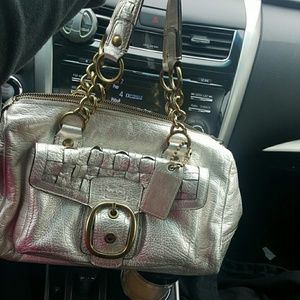 Silver Coach purse