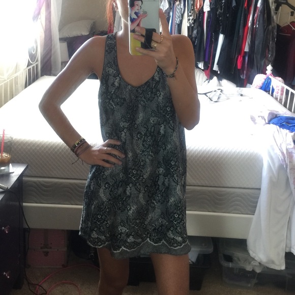 Lace pattern dress