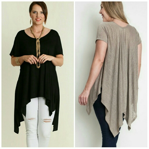 Plus Size Black Tee