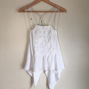 White bohemian blouse