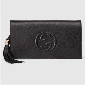 Guaranteed authentic Gucci Soho clutch.