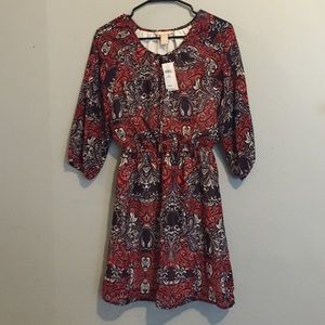 Banana Republic Printed Dress | Size 0P | NWT