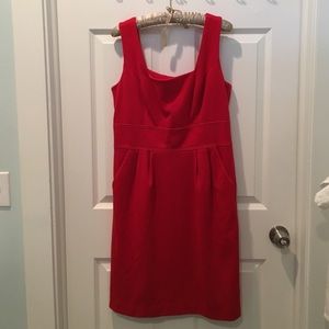 Talbots red dress