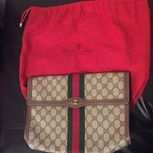 100% Authentic Large Gucci Clutch