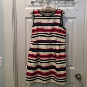 Red, white and blue J. Crew dress