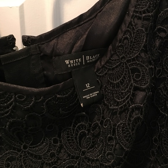 Black lace White House Black Market dress - Picture 4 of 4