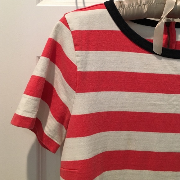 J. Crew salmon and white sun dress - Picture 3 of 4