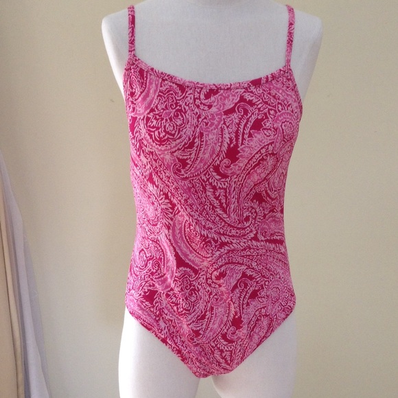 Pretty Pinks Paisley Swimsuit 14 - Picture 2 of 4